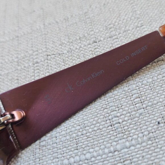 CK Calvin Klein Women Eyeglasses Sunglasses Frame Brown Tortoise Glasses - Picture 9 of 11
